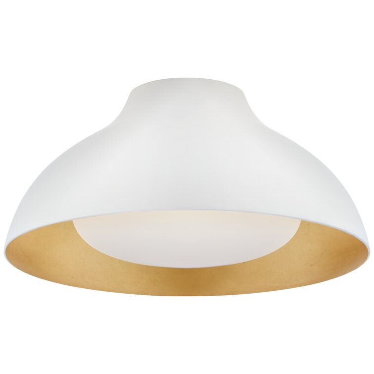 Visual Comfort Agnes 1 Light LED Flush Mount by AERIN Perigold